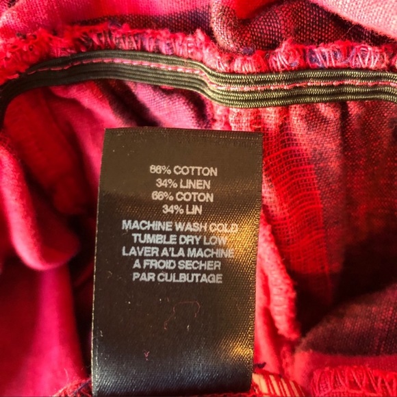 Amandi Striped, Linen, Ruffle Back, Romper with Pockets NWT Women’s Size X-Small - Picture 7 of 8